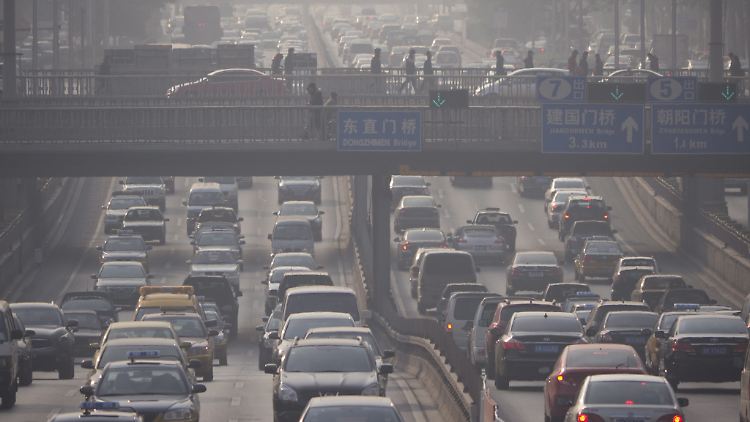 Die Luft in Peking ist alles andere als rein.