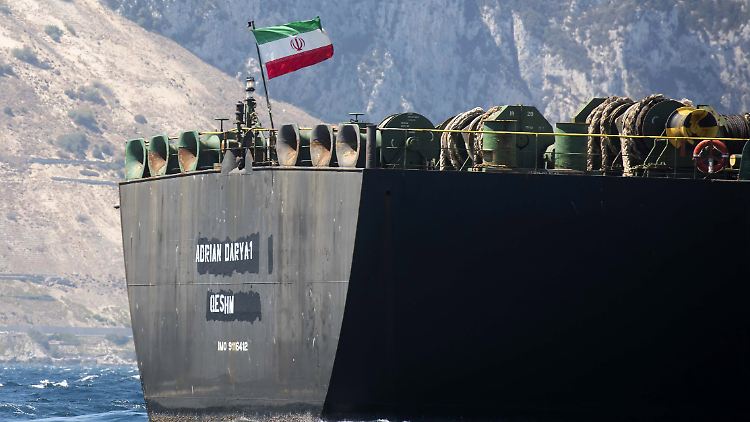 Der iranische Supertanker ist derzeit auf dem Weg zum Hafen der griechischen Stadt Kalamata.