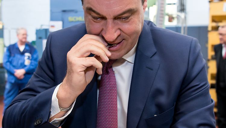 Echtes Geld oder Fantasiemünzen aus Söders Finanztraumland? Ob man das mit der Bissprobe feststellen kann?  