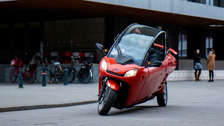 Der Carver-E ist als reines Stadtfahrzeug und als Alternative zum Roller gedacht.