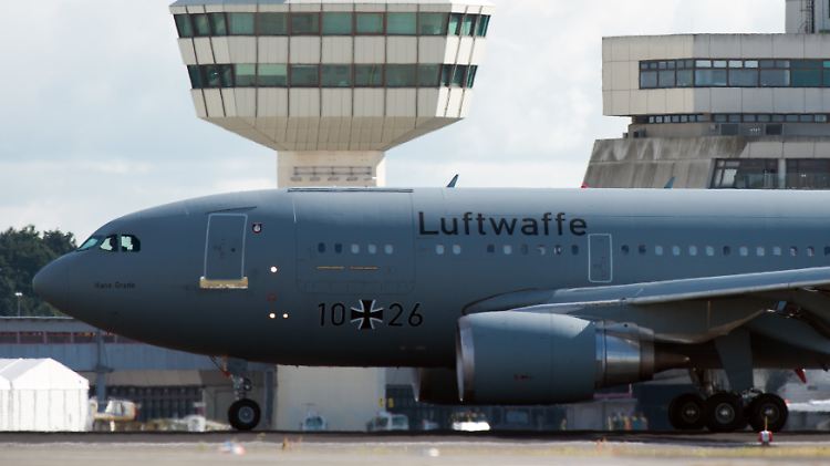 Eine Maschine vom Typ A310 der Bundeswehr.