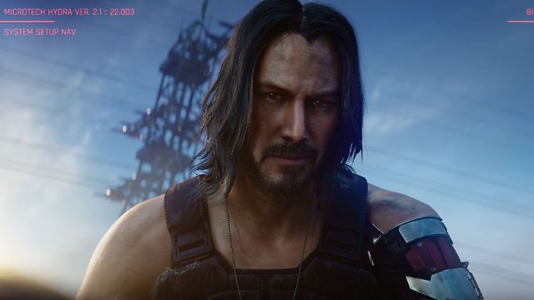 Erst Neo, dann John Wick - in "Cyberpunk 2077" wird Keanu Reeves zu Johnny Silverhand.