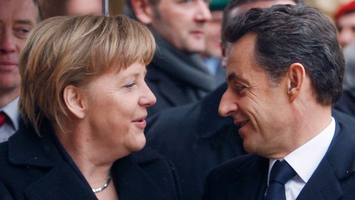 Nicht immer ein Herz und eine Seele, aber bei der Euro-Bonds-Frage ist man sich einig: Angela Merkel und Nicolas Sarkozy.