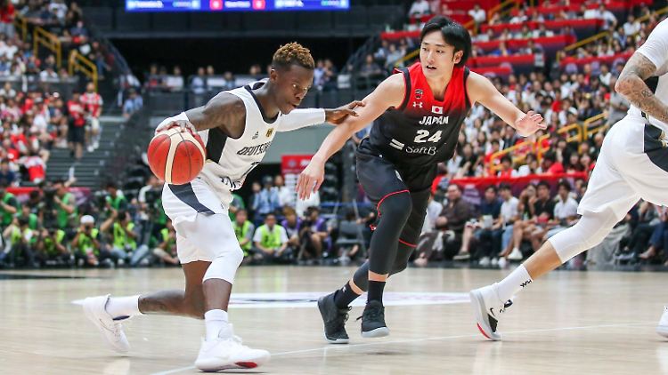 NBA-Star Dennis Schröder konnte die Niederlage gegen Japan nicht verhindern.