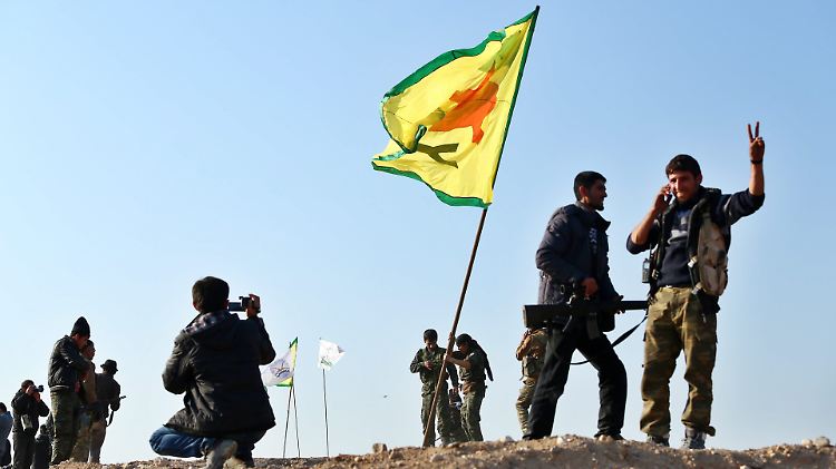 Mitglieder der syrischen kurdischen Volksverteidigungseinheiten (YPG) gelten der Türkei als Terroristen, sind aber mit den USA verbündet.