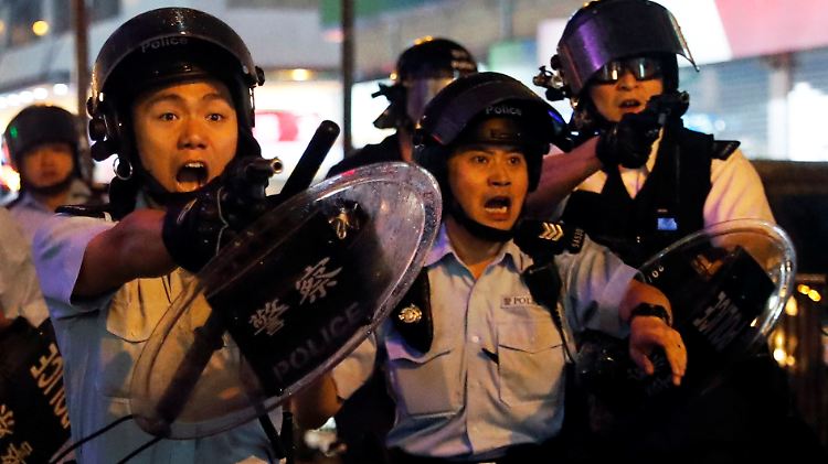 Die Proteste in Hongkong scheinen sich wieder zuzuspitzen.