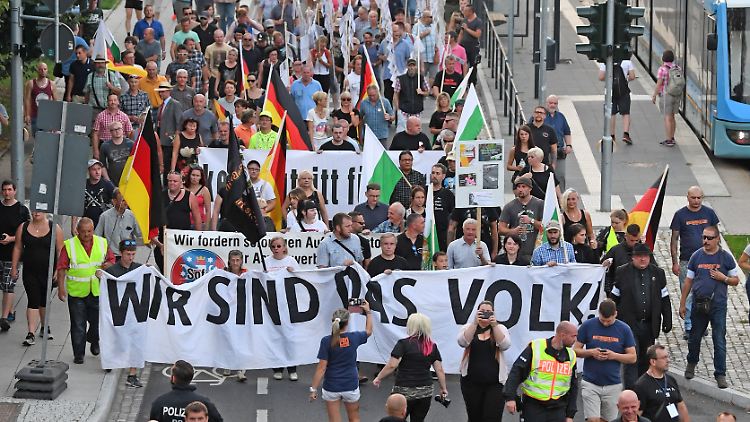 Statt der erwarteten 1000 Teilnehmer beteiligten sich nur einige Hundert Menschen an dem Marsch.