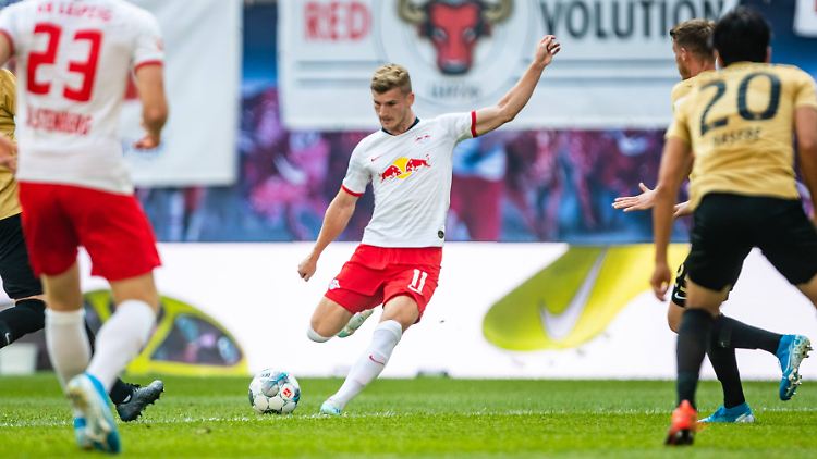 Zweites Spiel, zweiter Sieg, zweiter Treffer - es läuft bei Timo Werner und RB Leipzig.