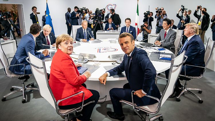 Harmonische Bilder können nicht über die Differenzen zwischen den G7-Staaten hinwegtäuschen.