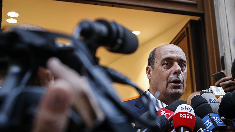 PD-Chef Zingaretti: "Ich bin zuversichtlich."