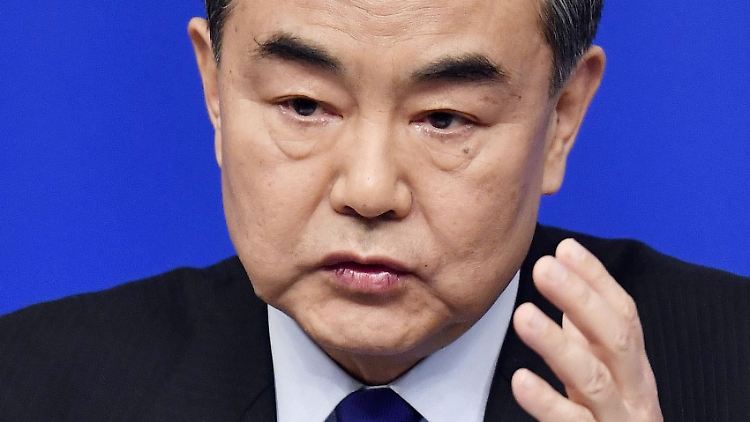 Chinas Außenminister Wang Yi: Iran habe sich ans Atomabkommen gehalten.