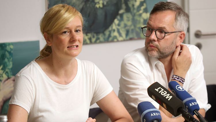 Christina Kampmann und Michael Roth bewerben sich als Duo um den SPD-Vorsitz.