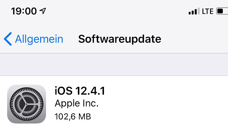 Verrückt: iOS 12.4.1 schließt eine Lücke, die mit iOS 12.3 bereits geschlossen, aber mit iOS 12.4 wieder geöffnet wurde.