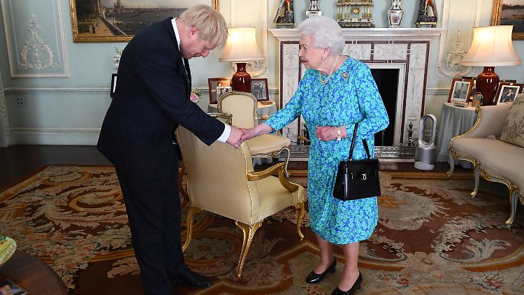 Boris Johnson am Tag seiner Amtsübernahme. Die Zustimmung der Queen zu seinem Antrag galt als Formalie.