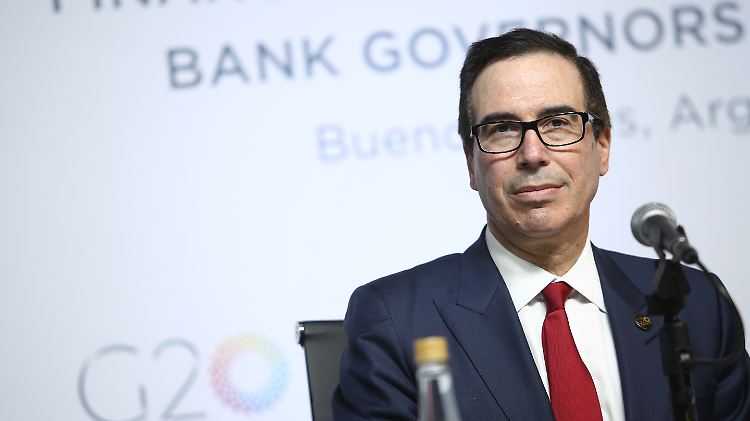 US-Finanzminister Mnuchin hat eine Investmentbank-Vergangenheit.