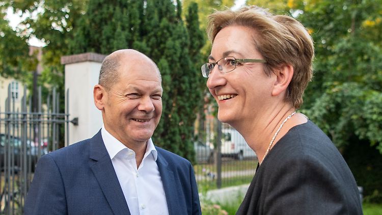 Scholz und Geywitz wollen SPD-Vorsitzende werden.