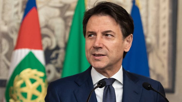 Alter und neuer Ministerpräsident Italiens: Giuseppe Conte.
