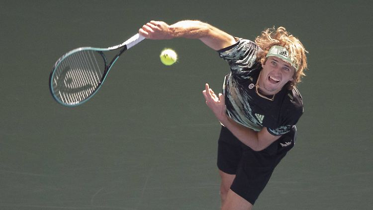 Mühte sich in Runde drei bei den US-Open: Alexander Zverev gewann in fünf Sätzen.