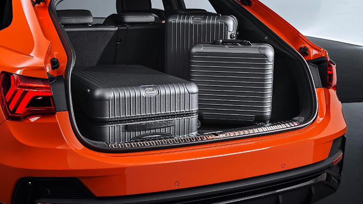 Mit 530 Litern Stauraum fasst der Kofferraum des Q3 Sportback 125 Liter weniger als das SUV.