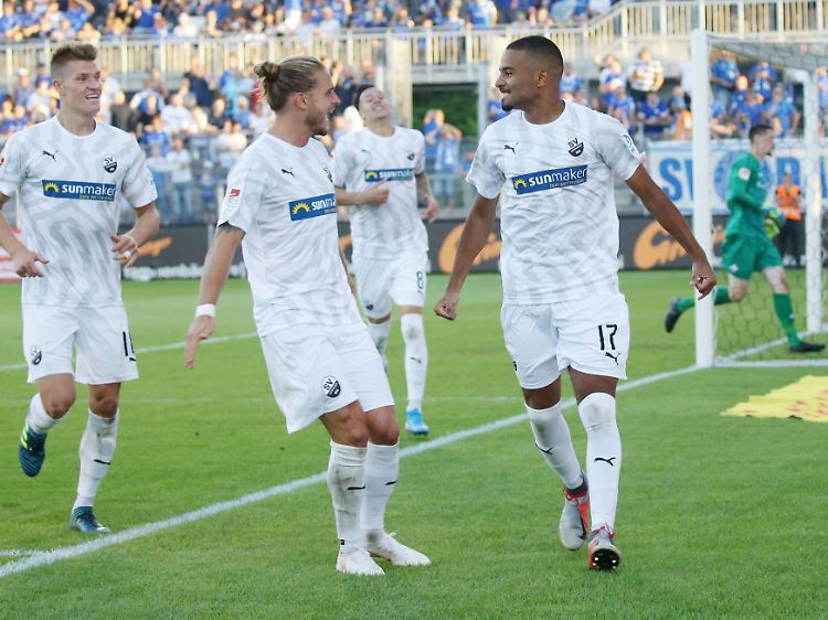 Letzte Saison fast abgestiegen, jetzt auf einem Aufstiegsrang: Sandhausen überrascht.