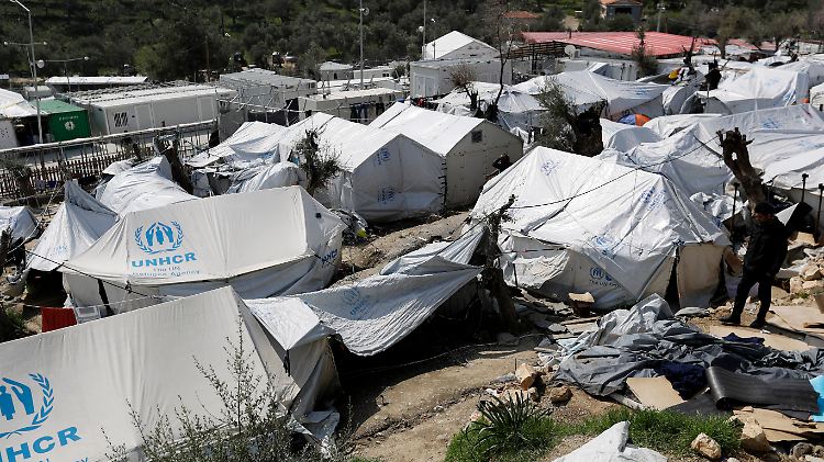 Das Flüchtlingslager Moria ist heillos überfüllt. (Archivbild)