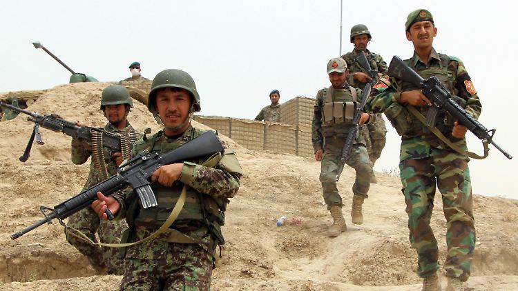 Afghanische Regierungssoldaten in der Provinz Kundus (Archivbild).