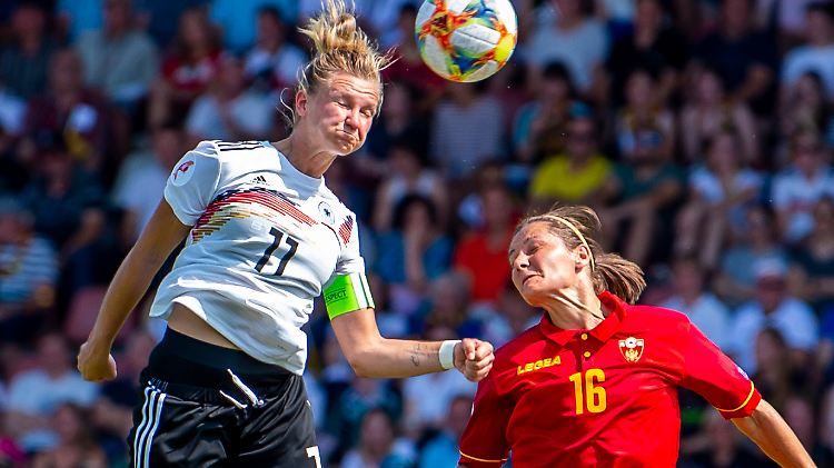 Drei Tore gegen den WM-Frust: Alexandra Popp überragte gegen Montenegro.