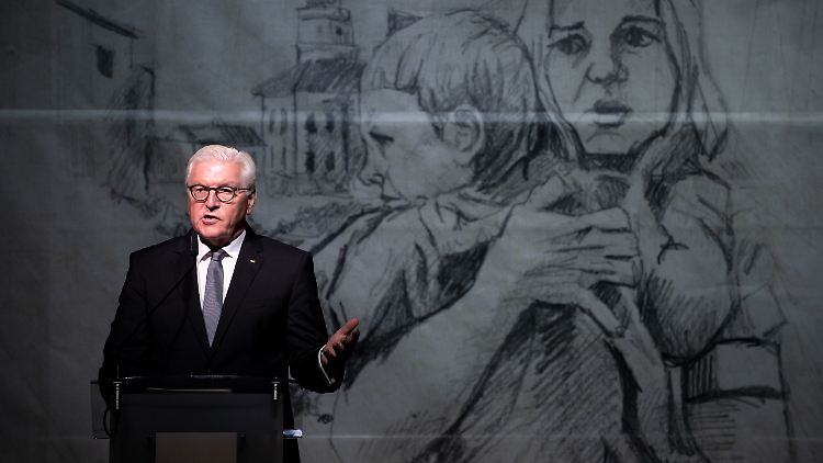 Teile seiner Rede hielt Steinmeier auch auf polnisch.