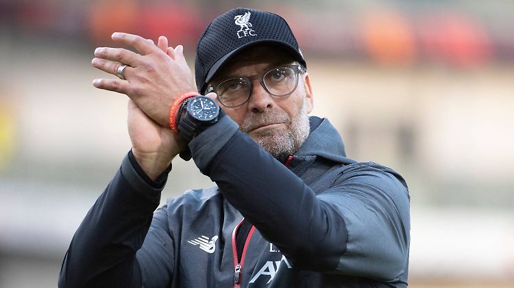 Jürgen Klopp ist mit der Arbeit seiner Jungs sehr zufrieden.