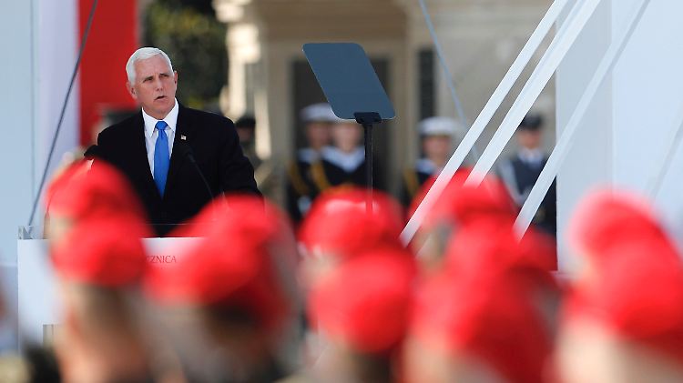 "Europa braucht Partner", sagt Mike Pence.