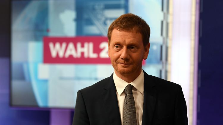 Kann sich Hoffnungen auf eine zweite Amtszeit machen: Sachsens Ministerpräsident Michael Kretschmer.