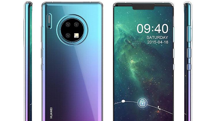 "Slashleaks" hat ein Bild eines Hüllen-Herstellers veröffentlicht, das das Huawei Mate 30 Pro zeigen soll.