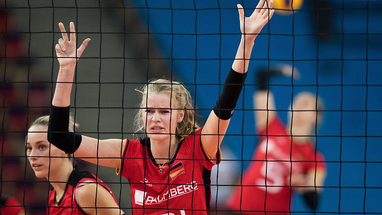 Das größte Versprechen des deutschen Volleyballs: Camilla Weitzel.