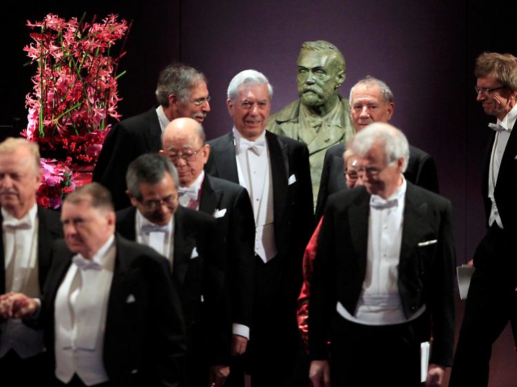 Geballte Nobelpreisträger in Stockholm. Hier wurden die wissenschaftlichen Preise verliehen sowie der Literaturnobelpreis.