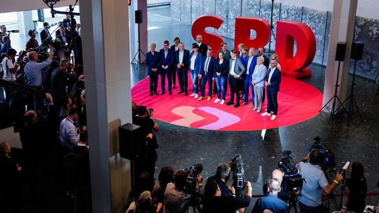 Die Kandidaten für den SPD-Vorsitz.