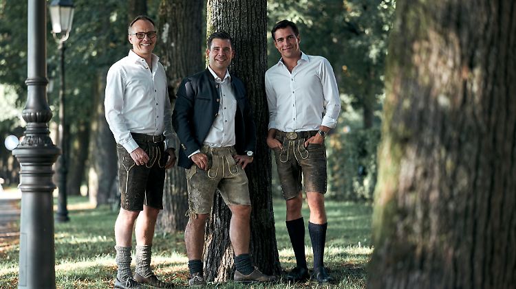 Die Gründer gehen mit gutem Beispiel voran: Auf der Bits & Pretzels ist Tracht zwar nicht Pflicht, aber gern gesehen.