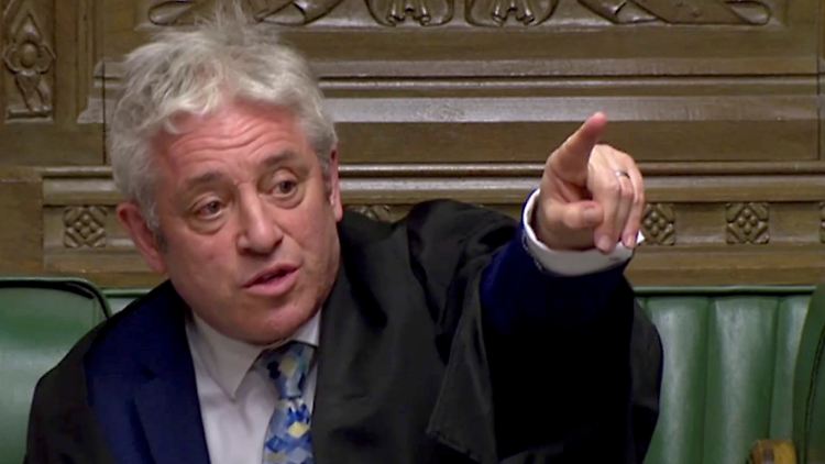 Bercow verzichtete auf die traditionelle Kleidung des Sprechers und trug stattdessen auffallende Krawatten.