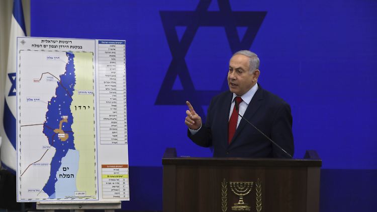 Israels Ministerpräsident Netanjahu hatte schon einmal angekündigt, das Jordantal annektieren zu wollen.