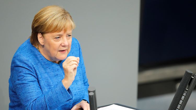 Merkel warnt vor einem technologisch ins Hintertreffen geratenen Europa.