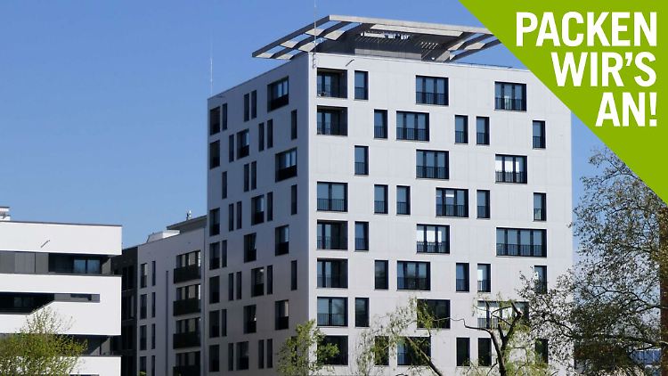 Hochhäuser dürfen keine brennbare Fassade haben - deshalb ist das höchste Holzhaus Deutschlands auf den ersten Blick gar nicht als solches zu erkennen.