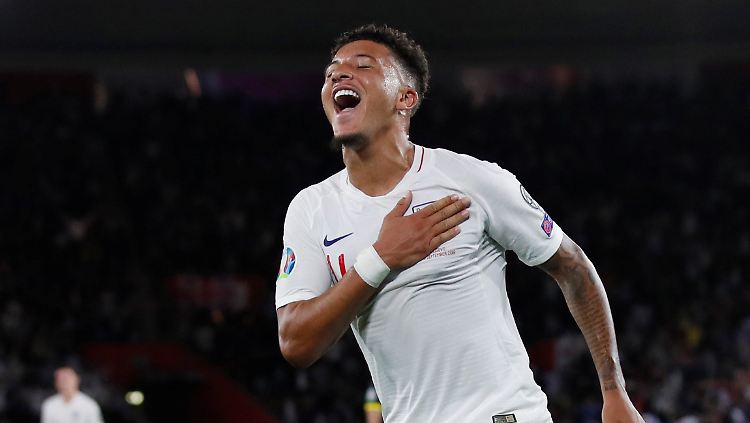 Jadon Sancho erlebt einen Traumabend im Nationaltrikot.