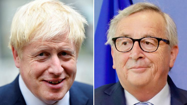 Wollen sich auf "neutralem Boden" treffen: Boris Johnson und Jean-Claude Juncker.