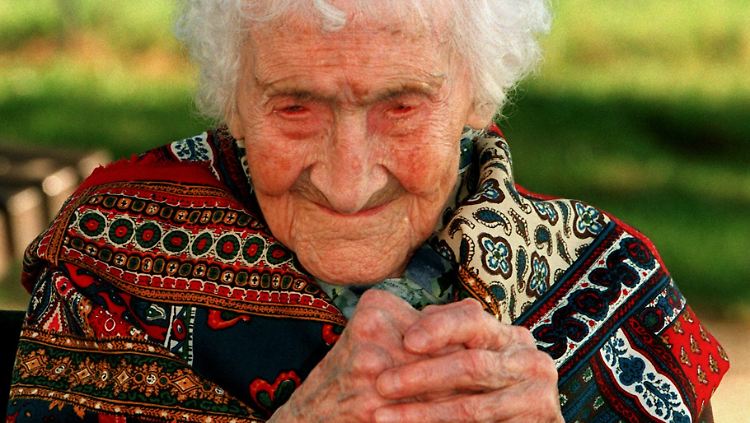 Jeanne Calment gilt als ältester Mensch der Welt - die Französin starb 1997 im Alter von 122 Jahren. 