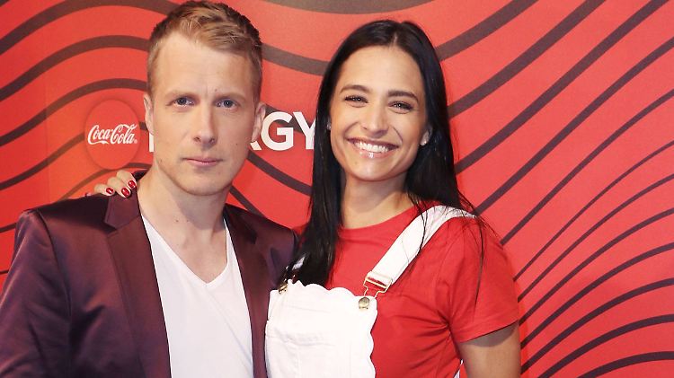Nach dem Berg ist vor der Geburt: Oliver Pocher mit seiner Freundin Amira Aly.