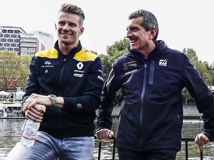 Schon 2016 interessierte sich Haas-Teamchef Günther Steiner für Nico Hülkenberg. Wechselt der Deutsche zur Saison 2020 zum US-Rennstall?