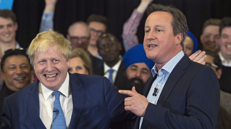 Johnson und Cameron (v.l.) kennen sich schon ewig.