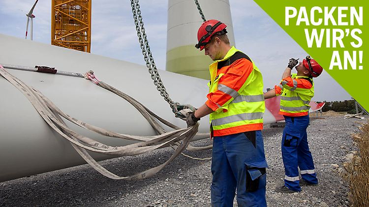 Direkt unter den Flügeln der Windräder sollen Rechner einen Teil des Stroms verbrauchen. 