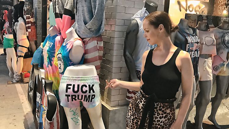 Trump-Kritik am Venice Beach mit Kolumnistin.