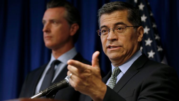 Ätzende Kritik an Trump: Kaliforniens Generalstaatsanwalt Xavier Becerra.