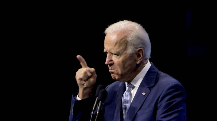 Joe Biden könnte im Jahr 2020 gegen Trump bei der Präsidentschaftswahl antreten.